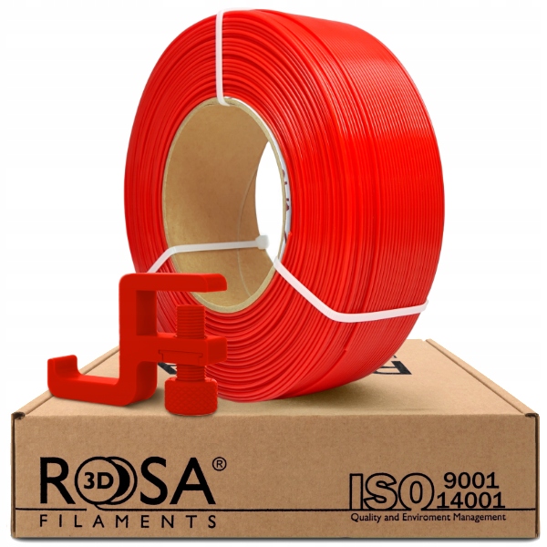 Filament Refill PCTG Rosa3D Red Czerwony 1kg