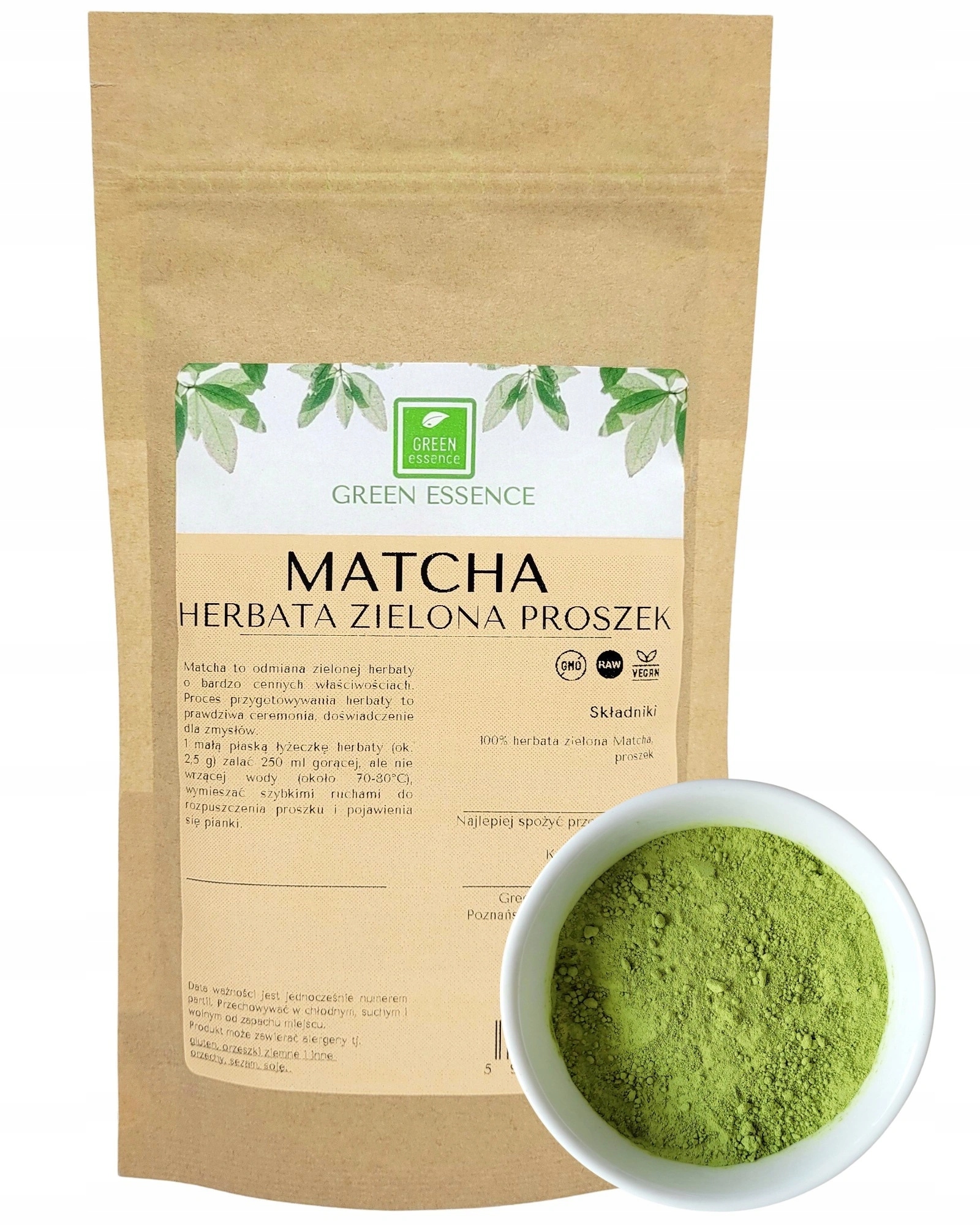 Matcha Herbata Japońska zielona 1000 g codzienna do latte tradycyjna green