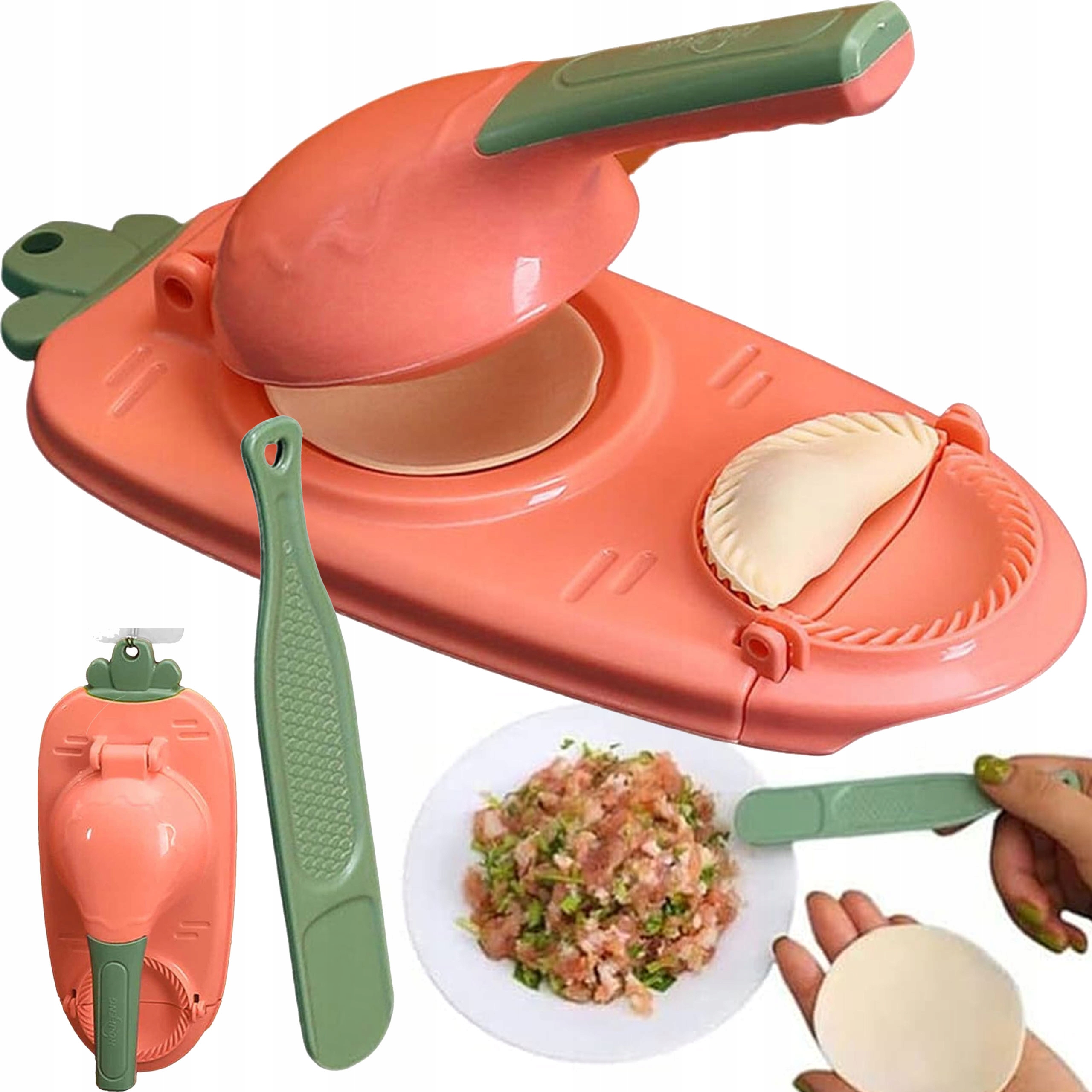 PIEROGARKA 2v1 MAŠINKA FORMA NA LEPENÍ PIEROGŮ KOLEČKA PIEROGARKA Kód výrobce RC-K-804