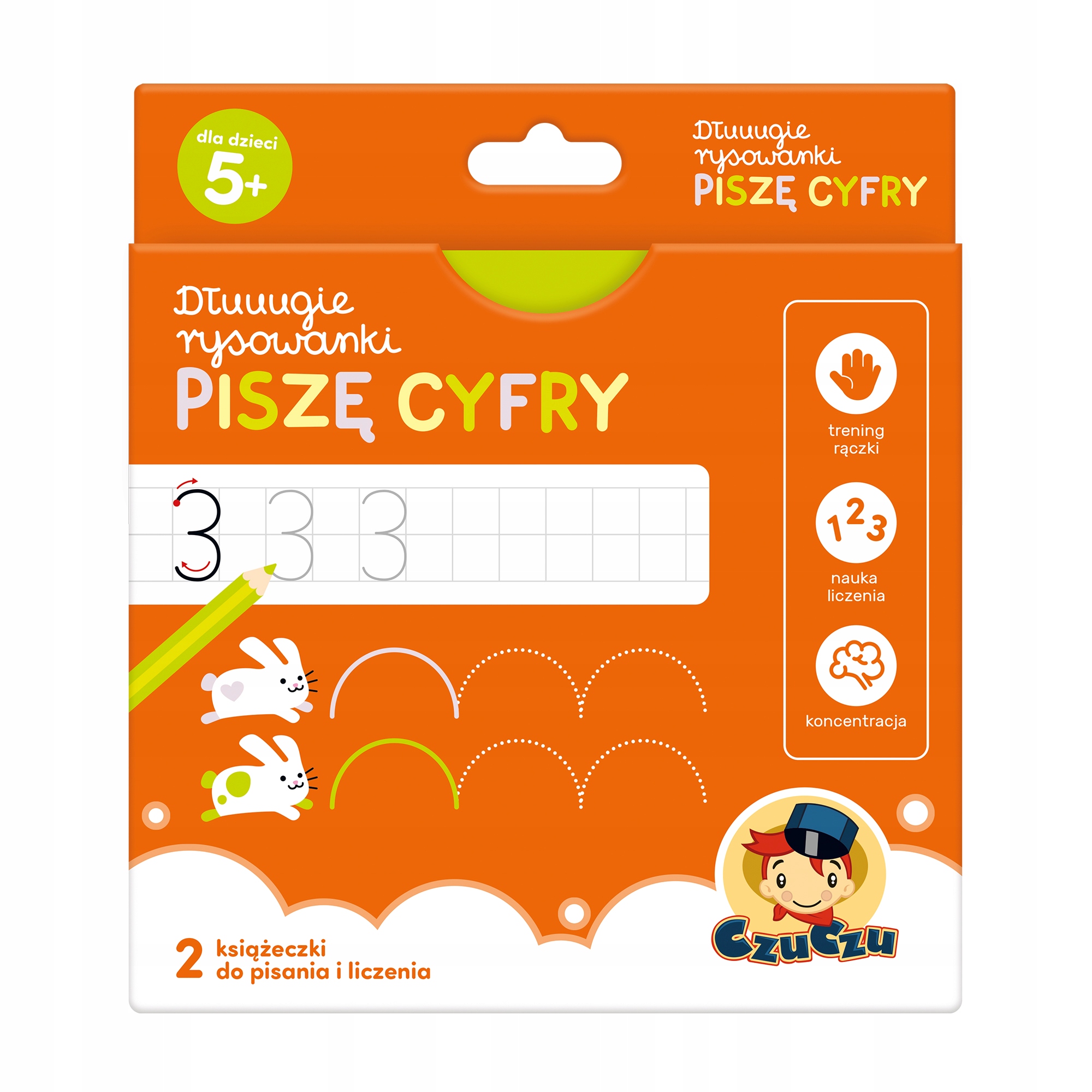 

CzuCzu Piszę Cyfry Dłuuugie rysowanki 5+