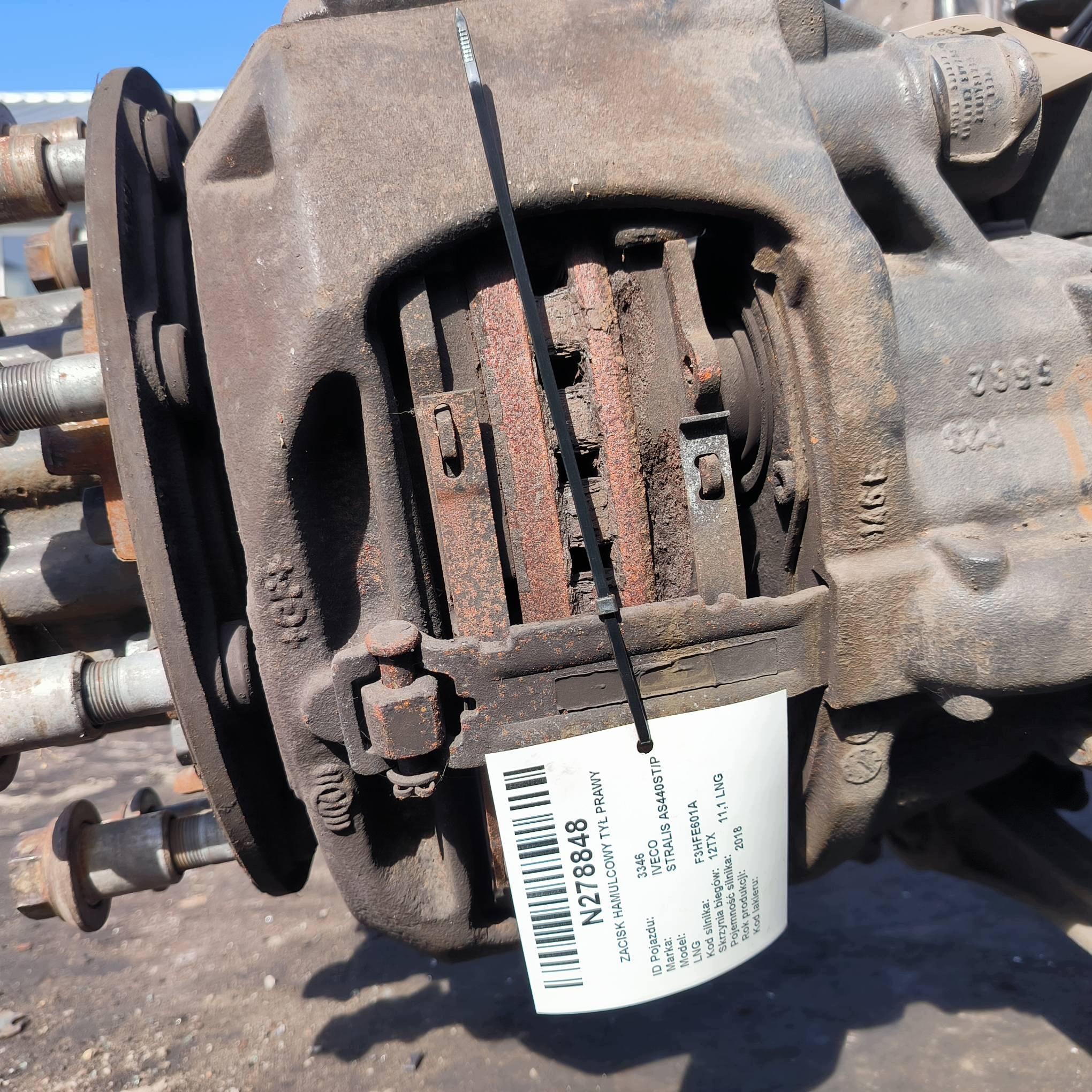 caliper brake rear part right IVECO STRALIS AS440ST/P LNG