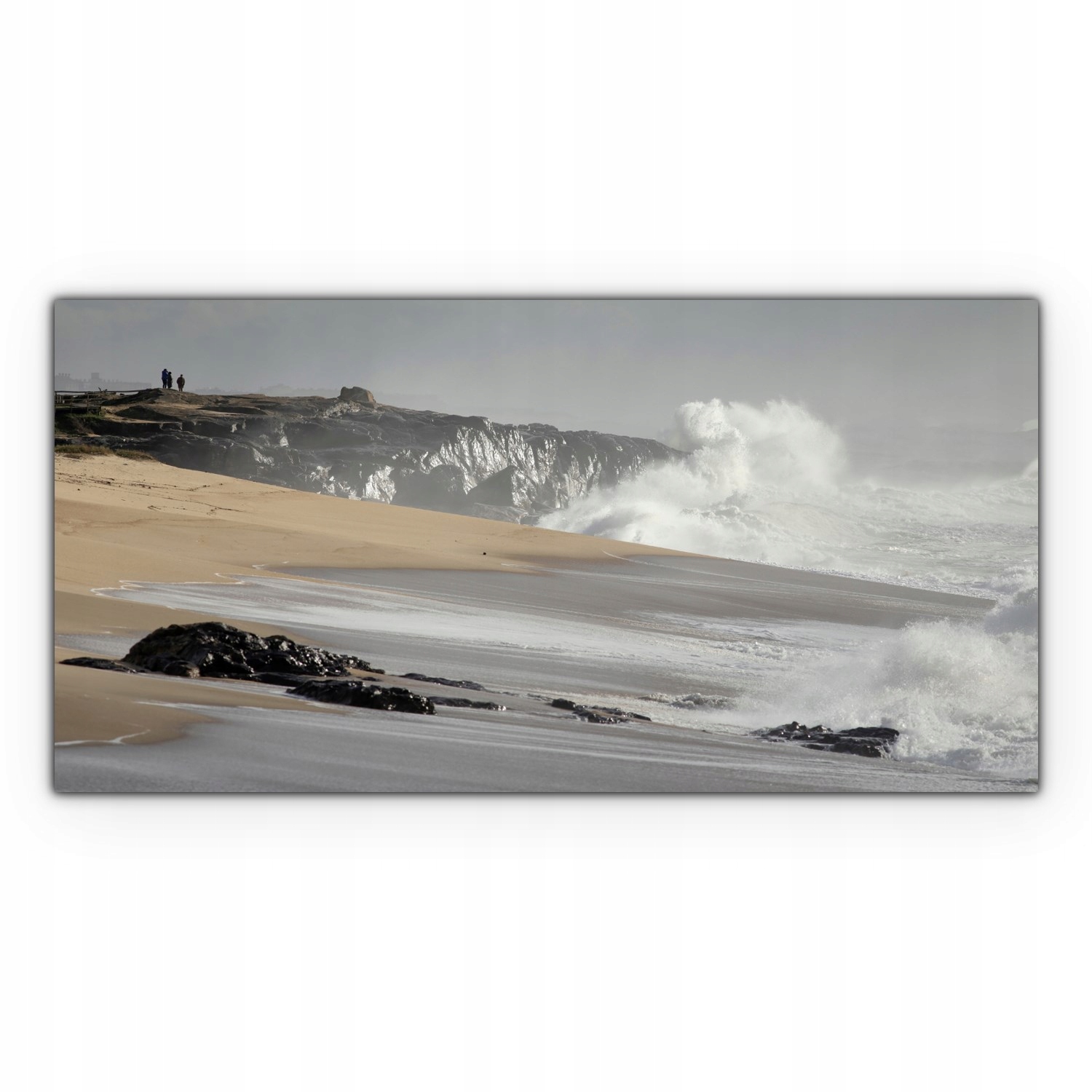 

Obraz Canvas dekoracja 120x60 Burza Wybrzeże Woda