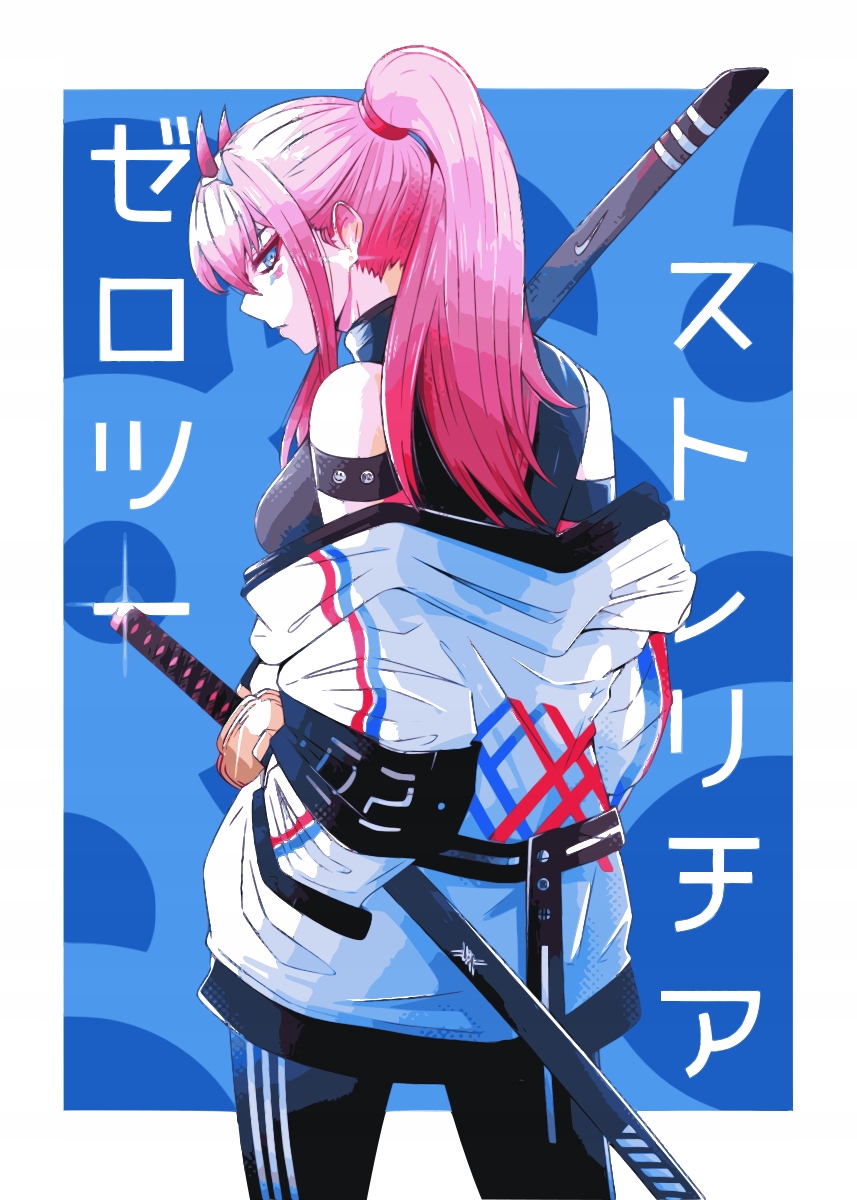 

Naprasowanka darling Anime Naklejka Na Odzież