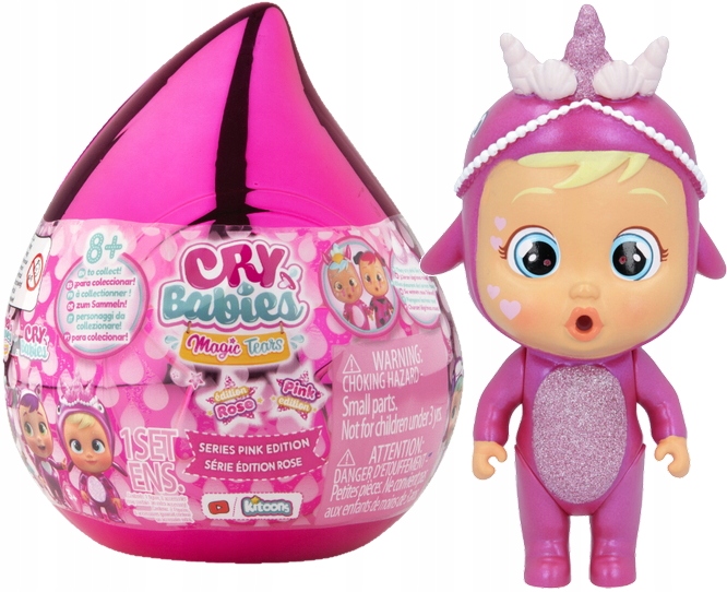 

Cry Babies Magic Tears Lalka Różowa Edycja Pink