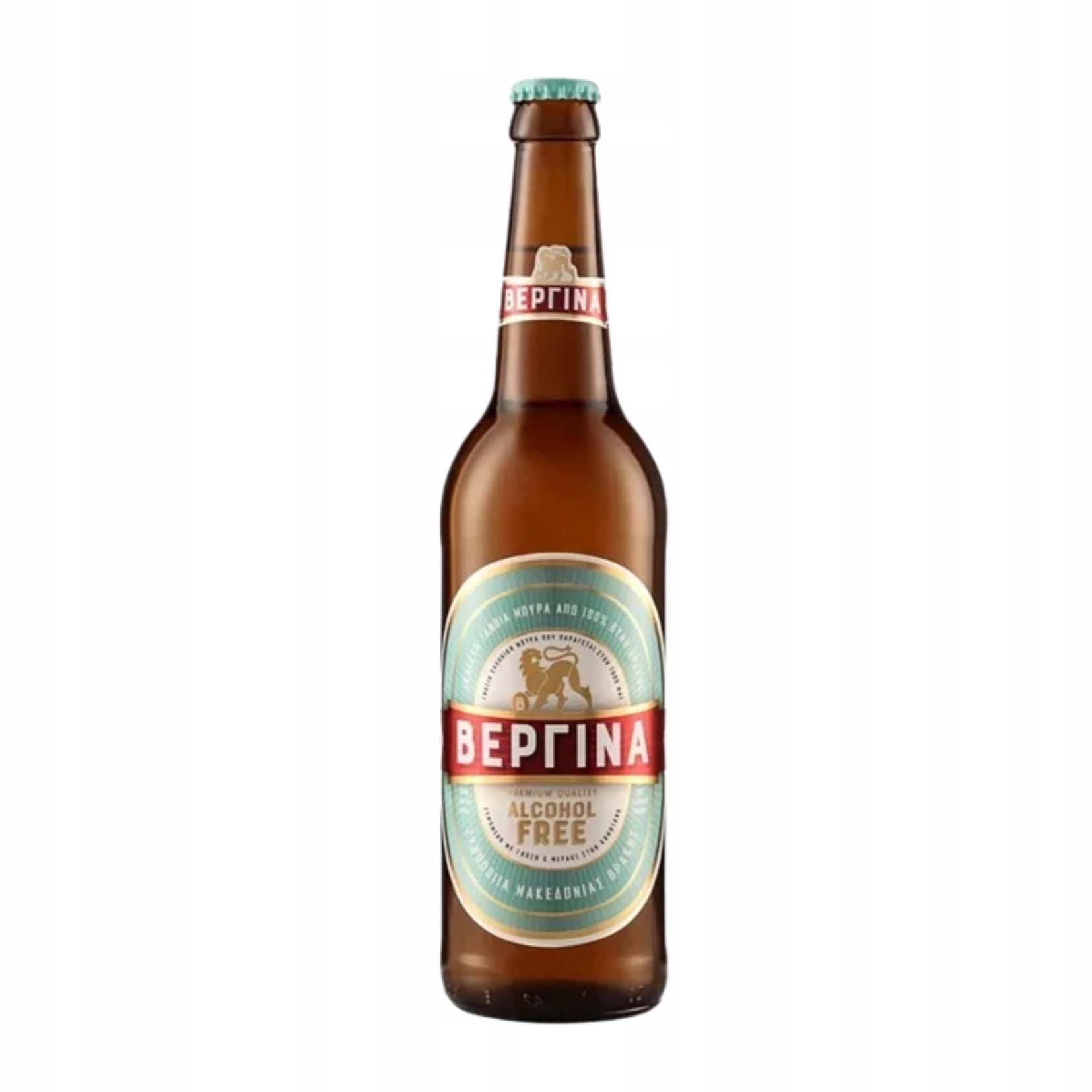 Karton Vergina Lager 330 ml – řecké nealkoholické pivo 0.0%