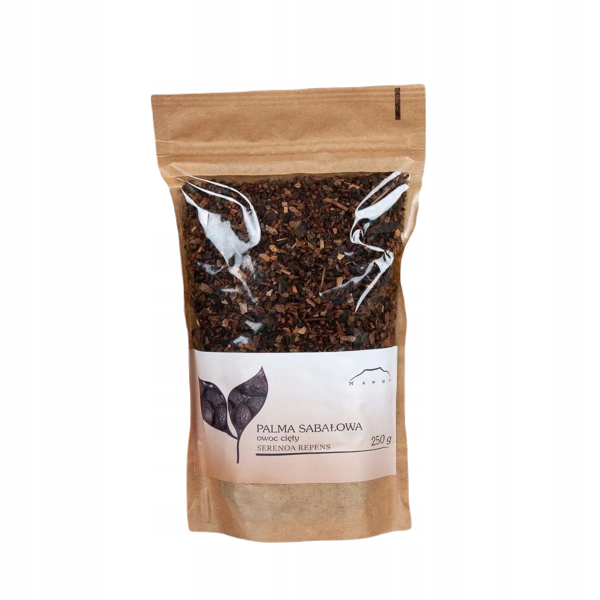 Palma sabałowa Serenoa Saw palmetto owoc cięty 250g Nanga