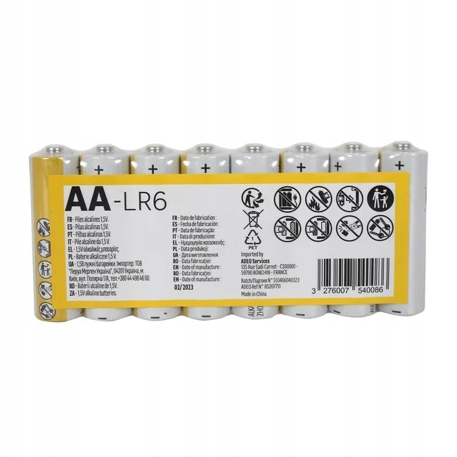 Baterie Alk L1 Lr6 8 x aa