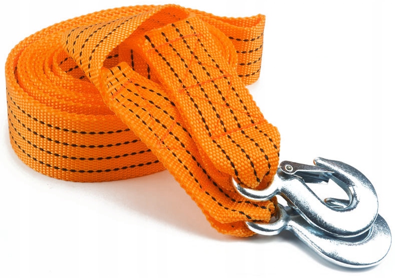 MOCNY PAS LINA HOLOWNICZA DŁUGOŚĆ 5M 4 TON LINKA DO HOLOWANIA MOCNA DŁUGA