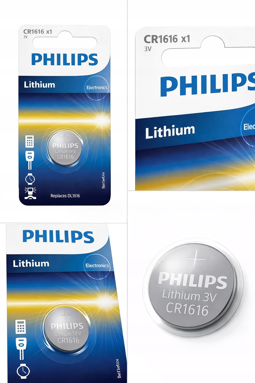 Bateria litowa Philips CR1616