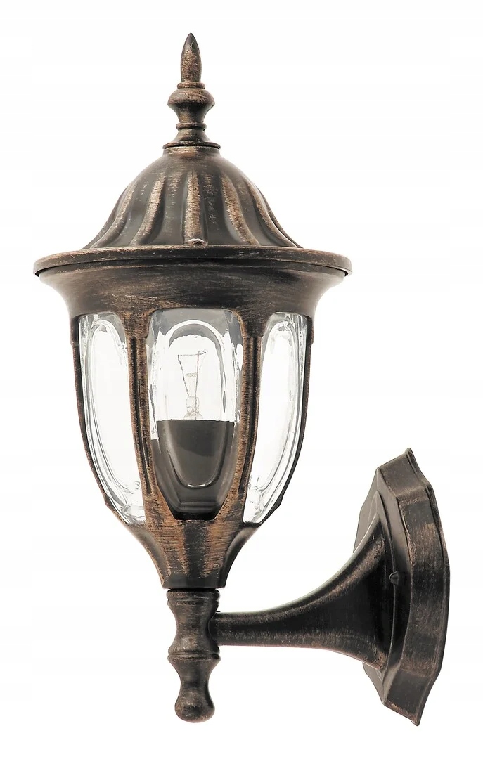 Klasické venkovní nástěnné svítidlo 1xE27 Milano starožitné zlato 8372 Rabalux