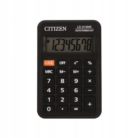 

Kalkulator kieszonkowy Citizen LC210N 8 pozycyjny