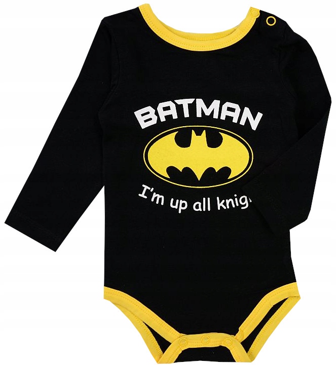 

Batman Body Bawełna Długi Rękaw 80 R078C