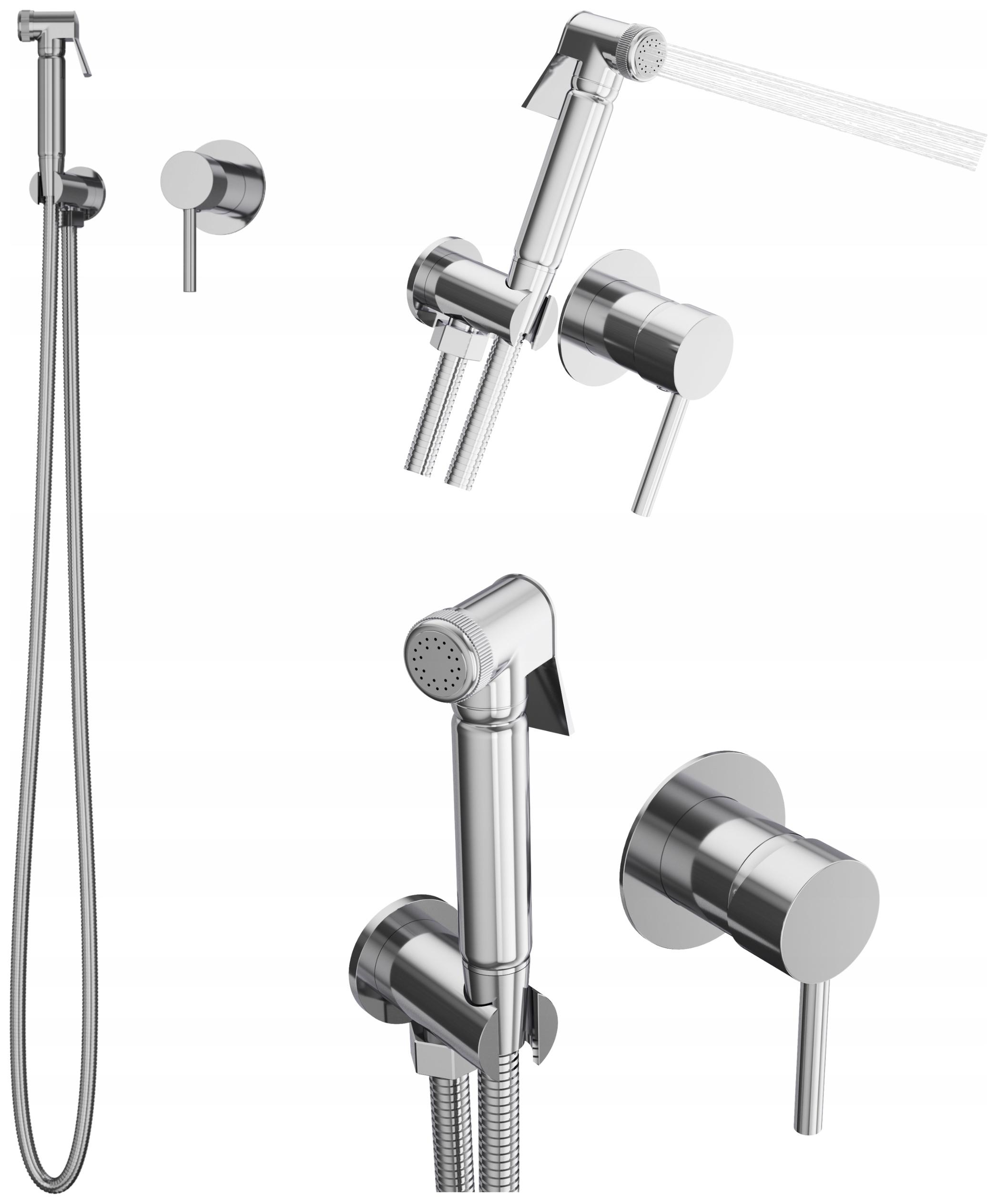 Bidetová Podomietková Batéria Do Kúpeľne, Mosadzná Bidetová Sprcha Bidetta Kivo, Chrom