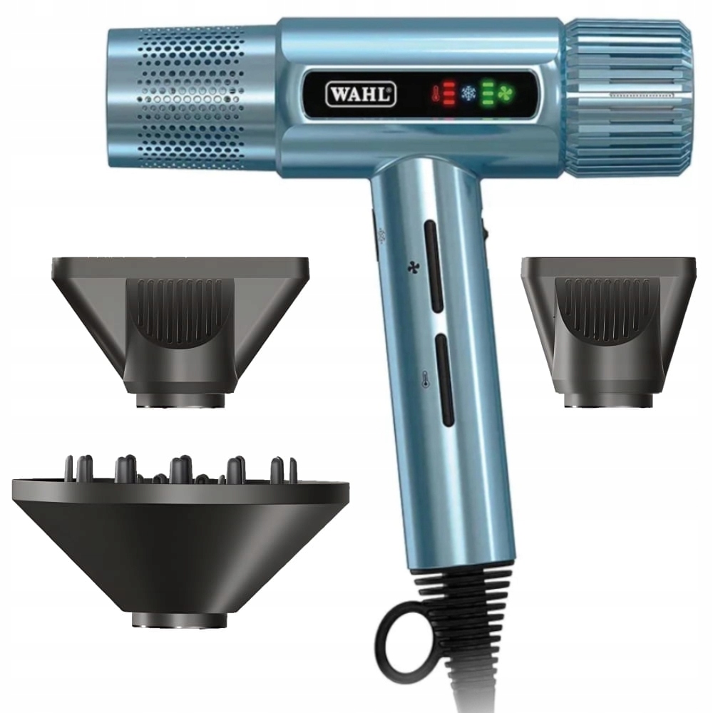 Suszarka do włosów Wahl 4321-0472 Vanquish Cool Blue z jonizacją Pro