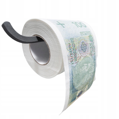 

Papier toaletowy 100zł Śmieszny Pln
