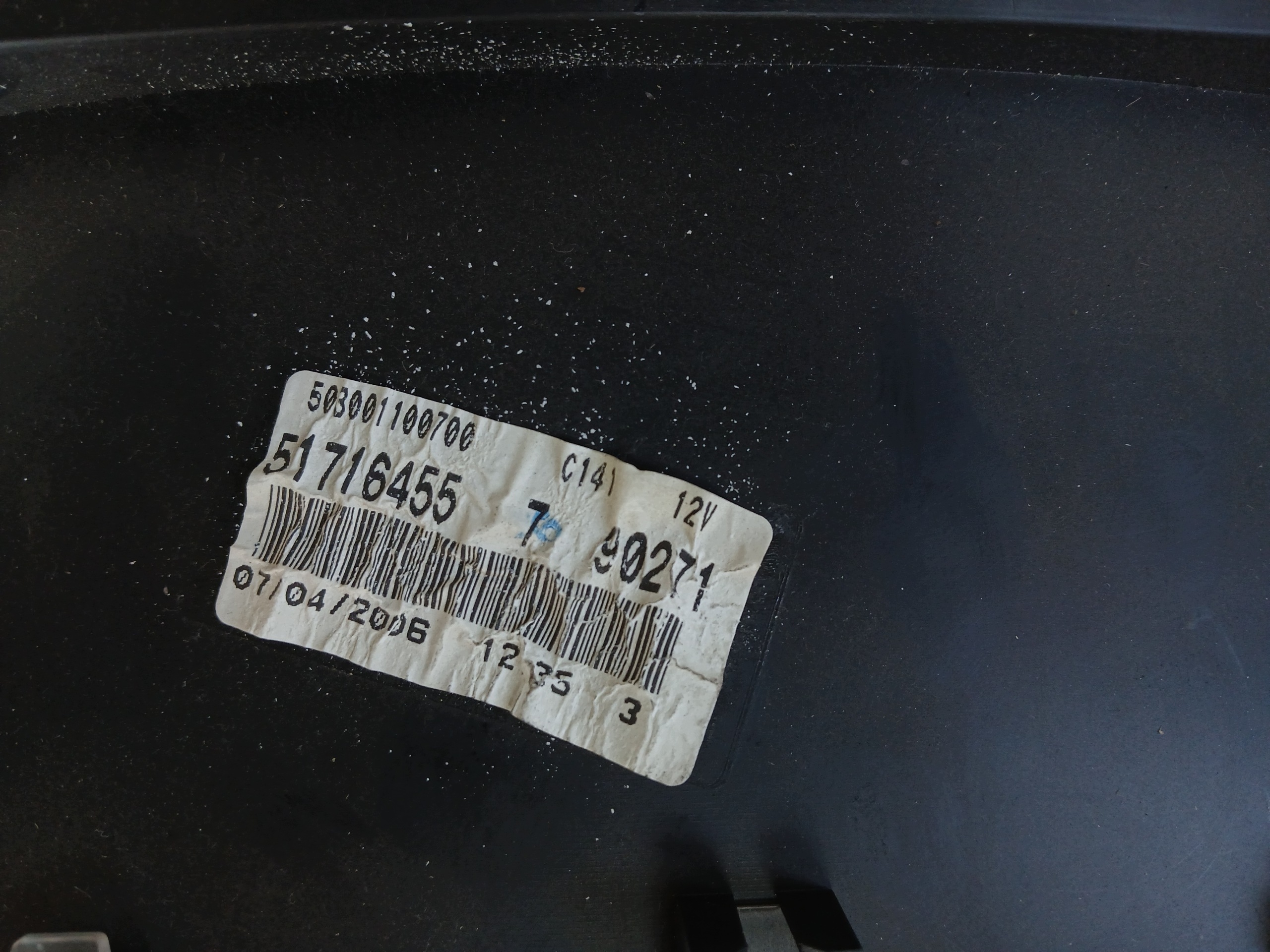 FIAT GRANDE PUNTO 1.3 JTD dials dials 51716455