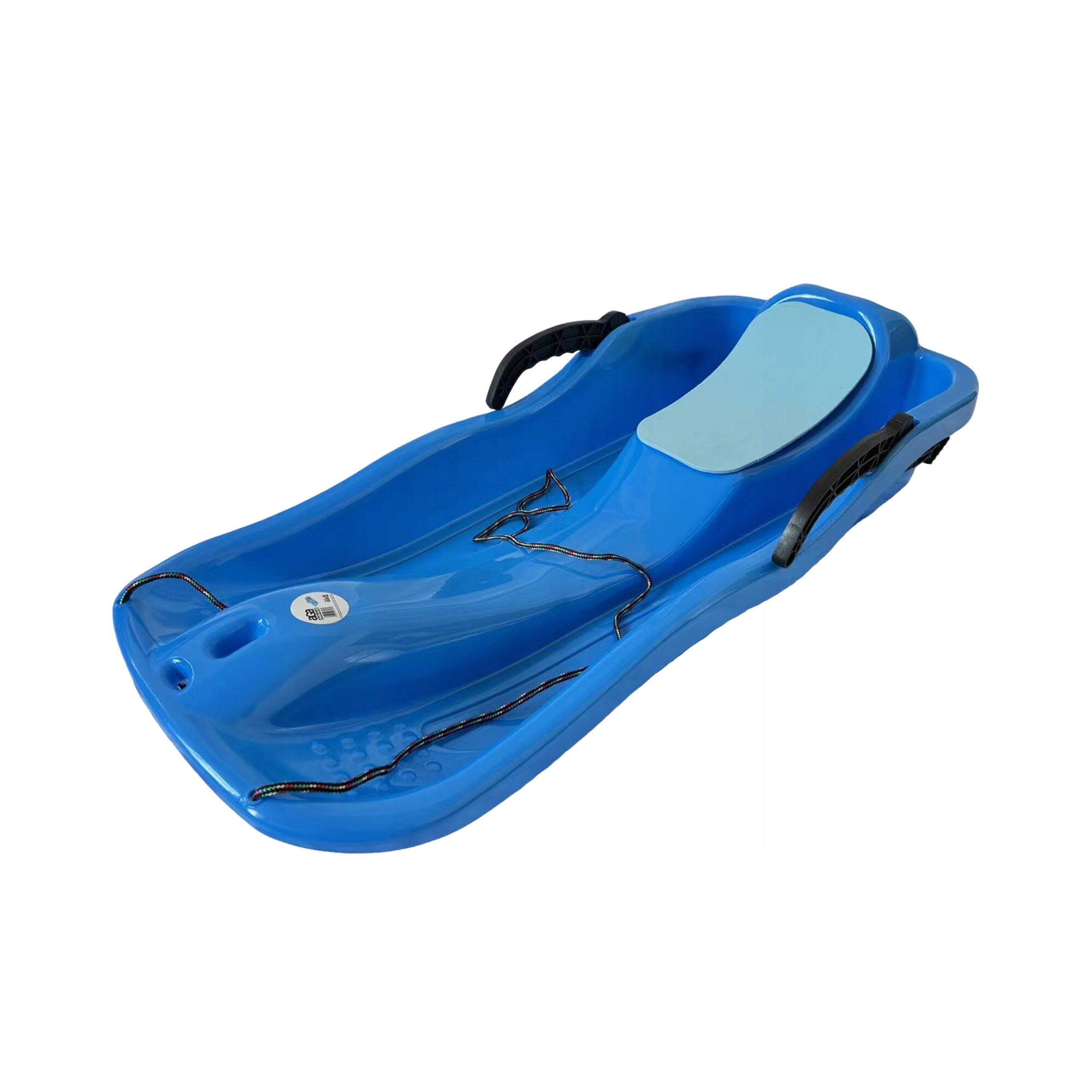 Sanki Ślizg z podparciem Tworzywo sztuczne kolor niebieski hamulec Aga