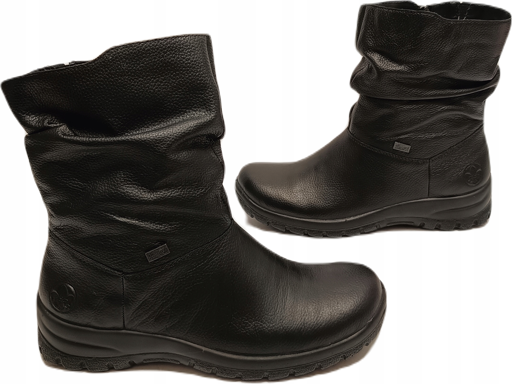 Kotníkové Boty Vlna Tex zateplené Rieker Z7193 černé r37