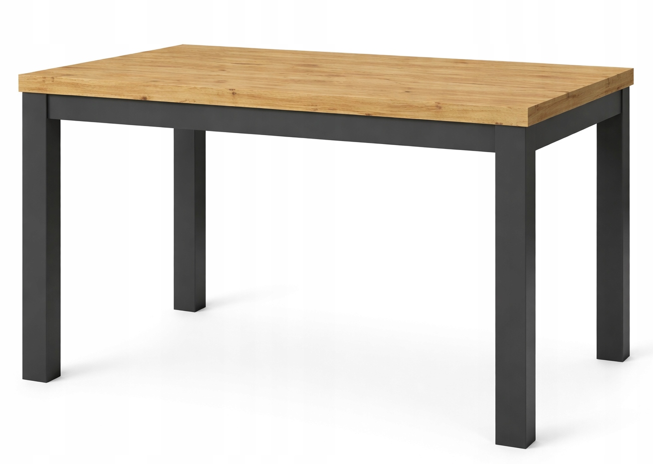 Stół 80X120 Stolik Kuchenny Loft Do Jadalni Salonu Dąb Craft Złoty