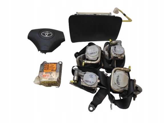 TOYOTA COROLLA VERSO 1 I 01- PODUSZKI PASY MODUŁ