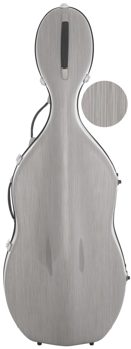 Violoncellové pouzdro 4/4 M-case Steel Effect Sreb