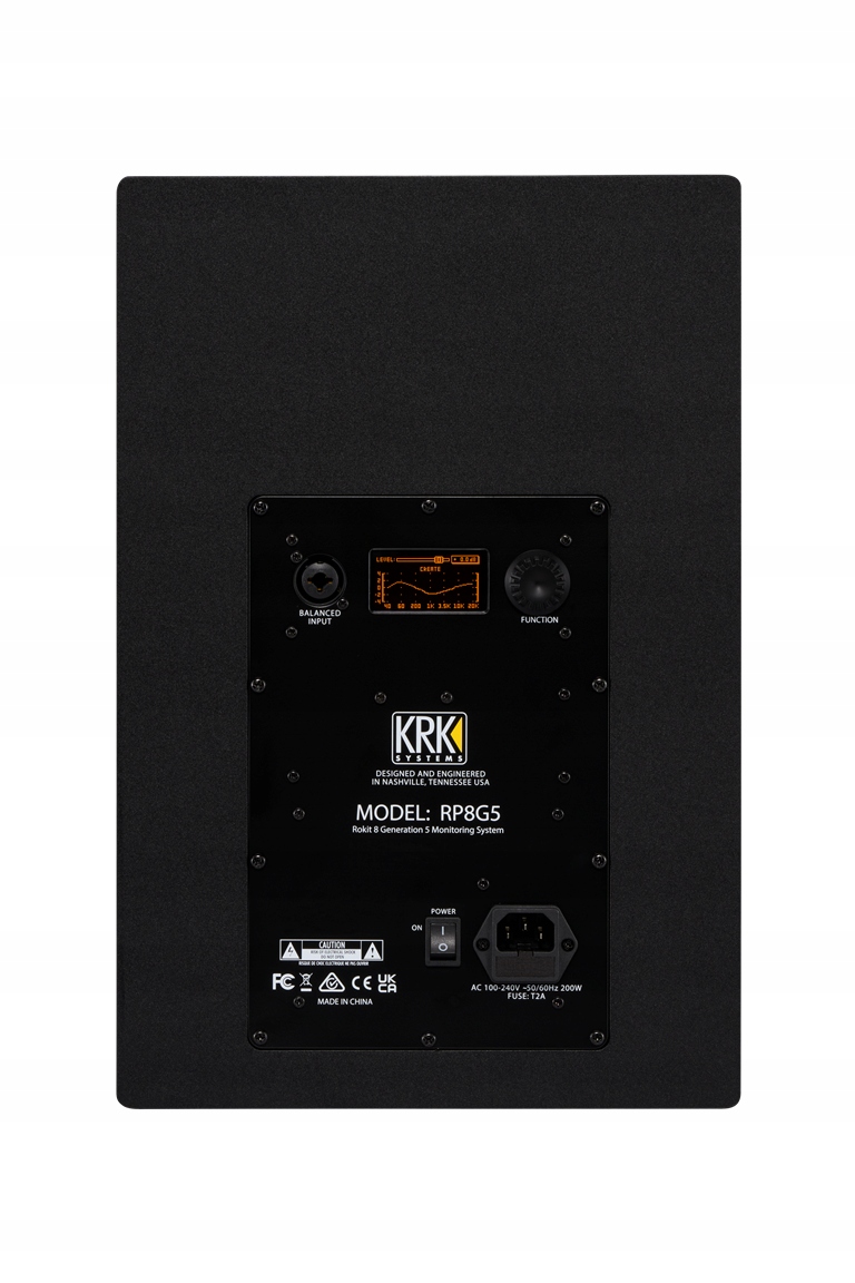 KRK ROKIT 8 G5 RP8 G5 CZARNY MONITOR STUDYJNY AKTYWNY Stan opakowania oryginalne