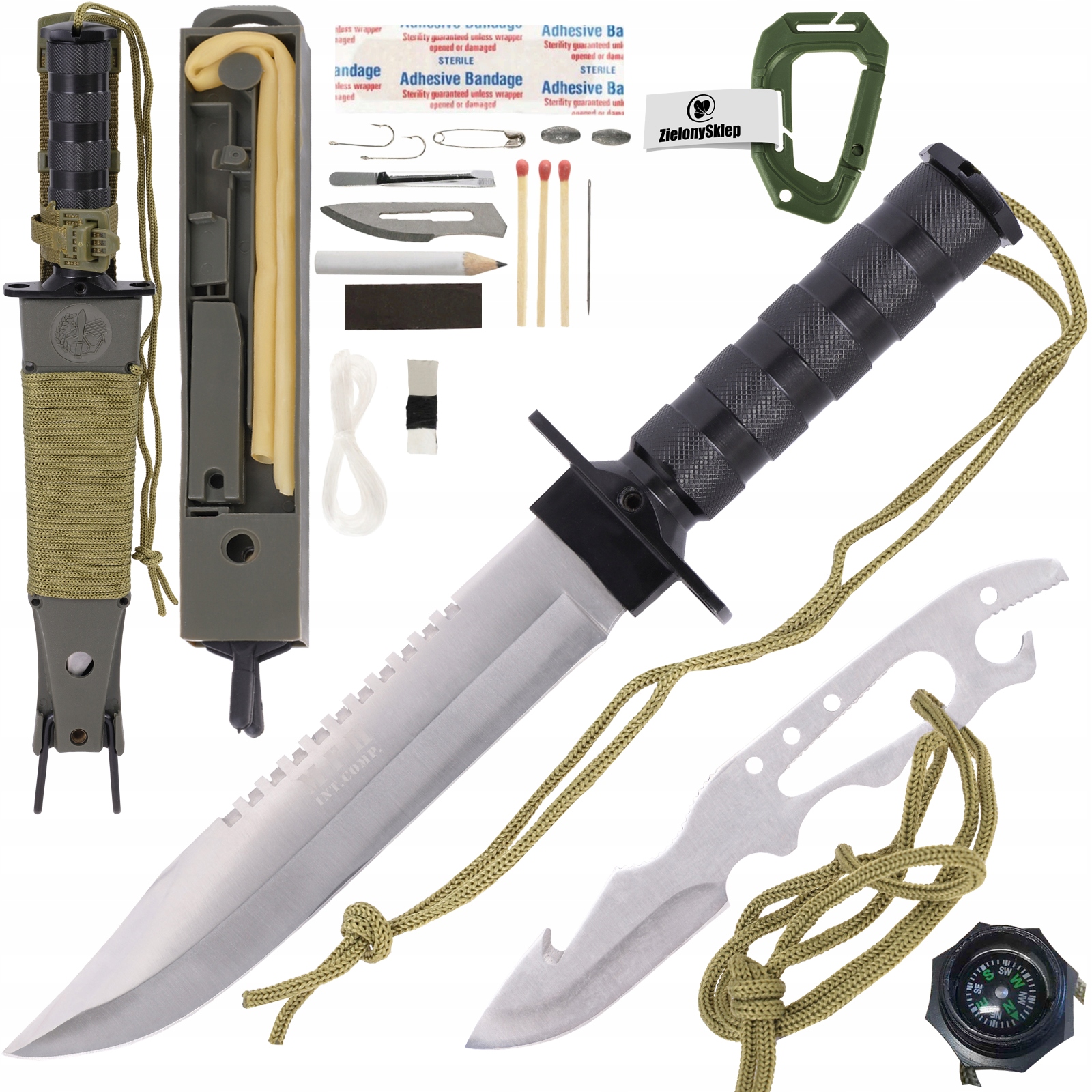 Nůž Jungle King II Rambo Vojenský Survival Mfh +gr.
