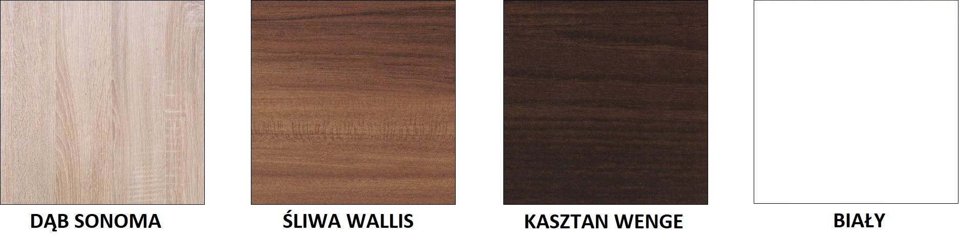 Komoda RTV niska szafka z szufladami KOLORY MAX Szerokość mebla 100 cm