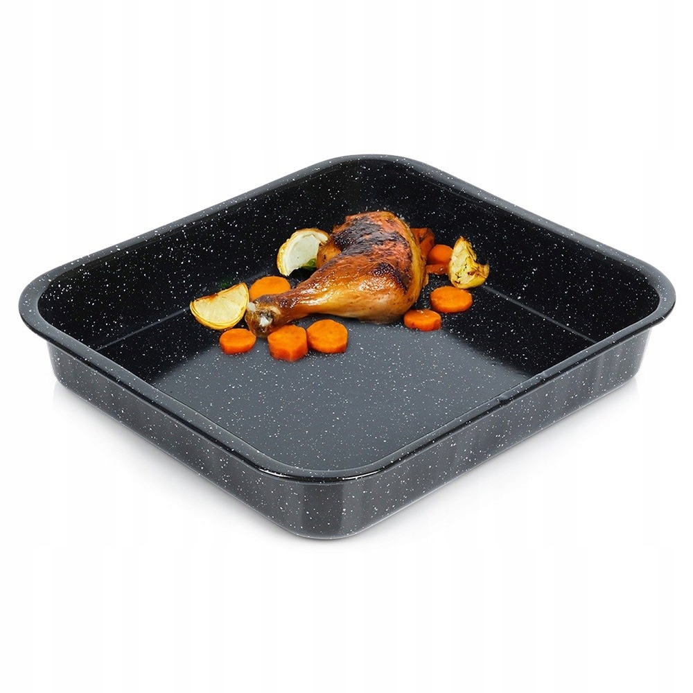 Pekáč Smaltovaný Obdĺžnikový, Veľký, Na Pečenie Mäsa 8 L