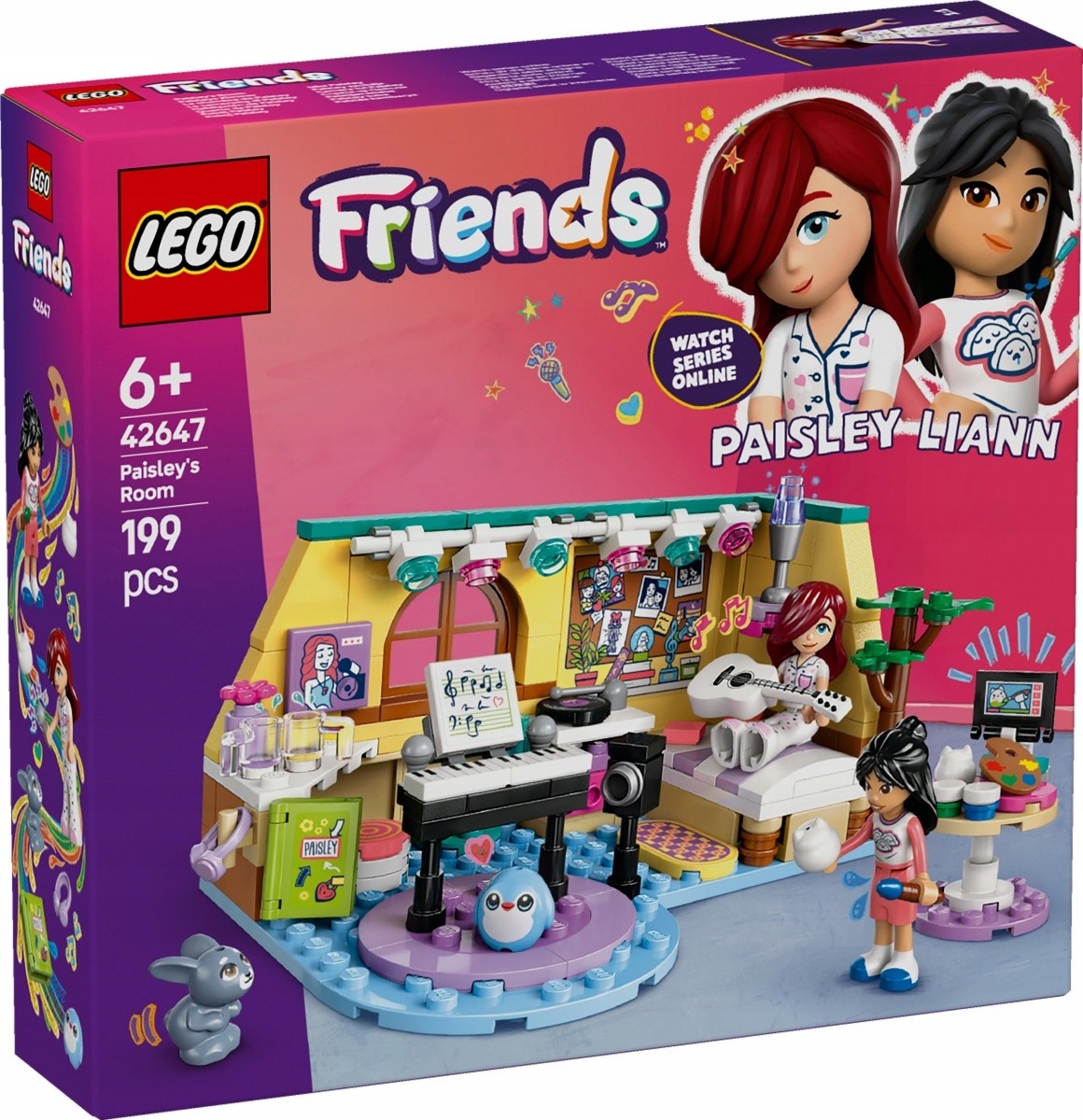 Lego stavebnice Friends 42647 Pokoj Paisley