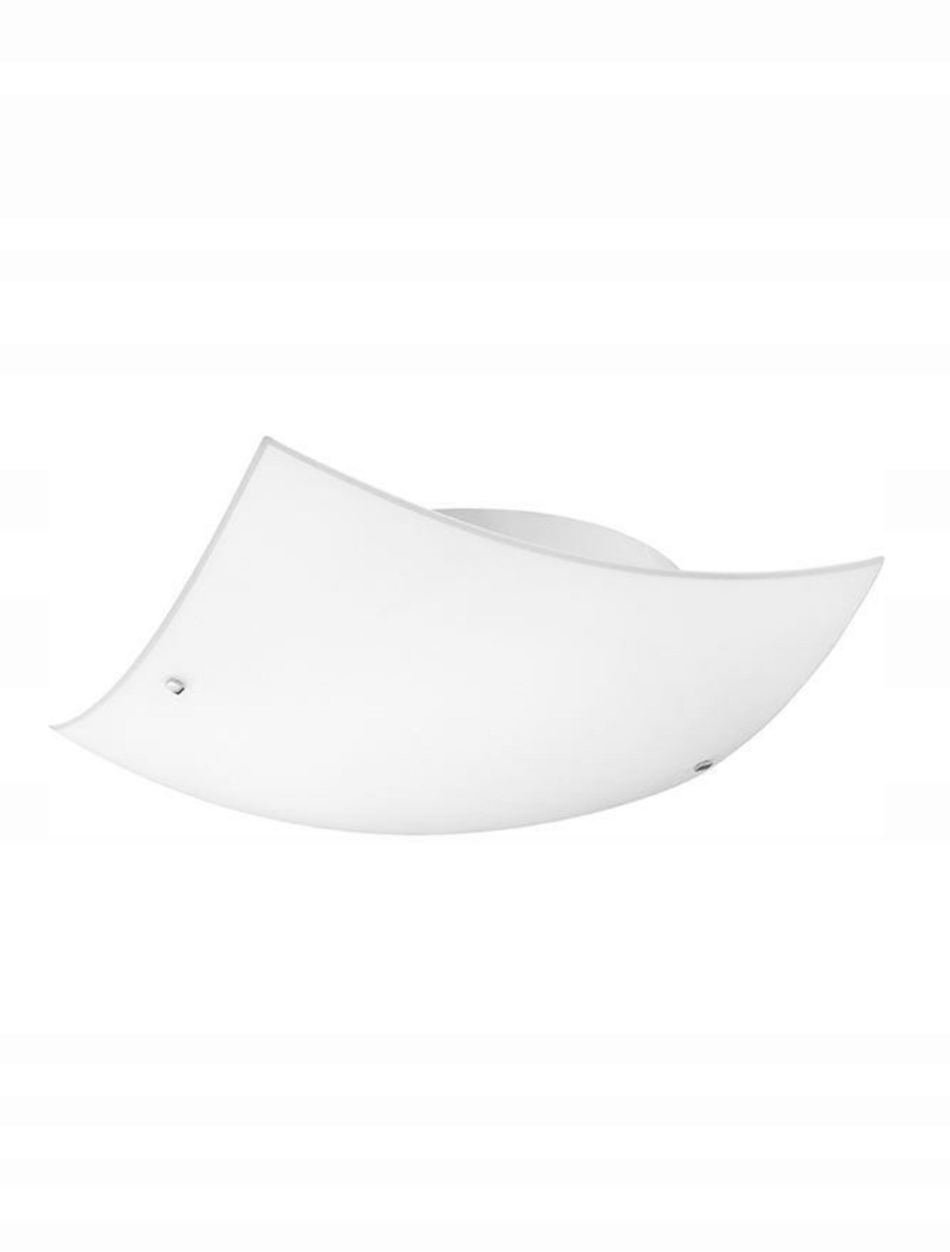 Nova Luce stropní svítidlo Quale matné bílé sklo chromovaný kov E27 1x12W 6