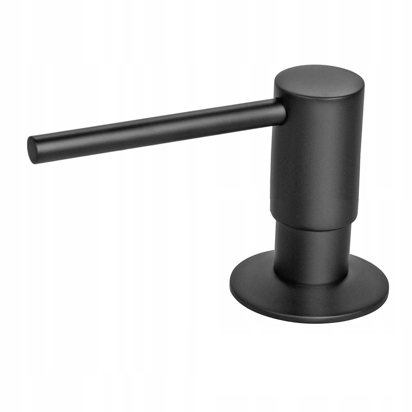 Dozownik na płyn do mycia naczyń czarny mat - Premium