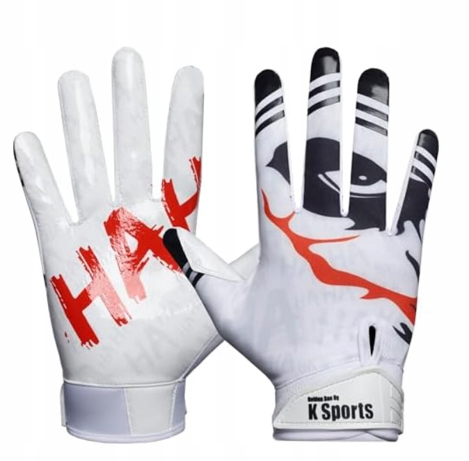 Rukavice americký fotbal Youth XL sticky grip silikon úchopové