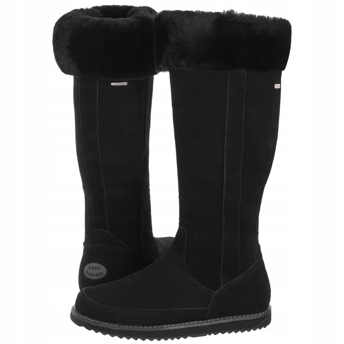 Dámské zateplené kozačky Emu Australia Georgi Black W13218 černé