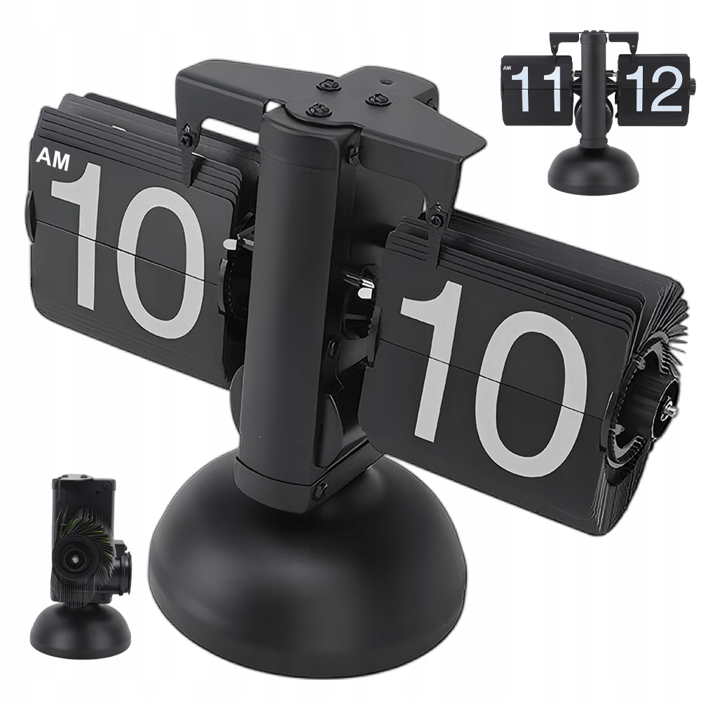 Retro Hodiny Stojící S Překlápěcím Automatickým Otočným Mechanismem Dekorativní