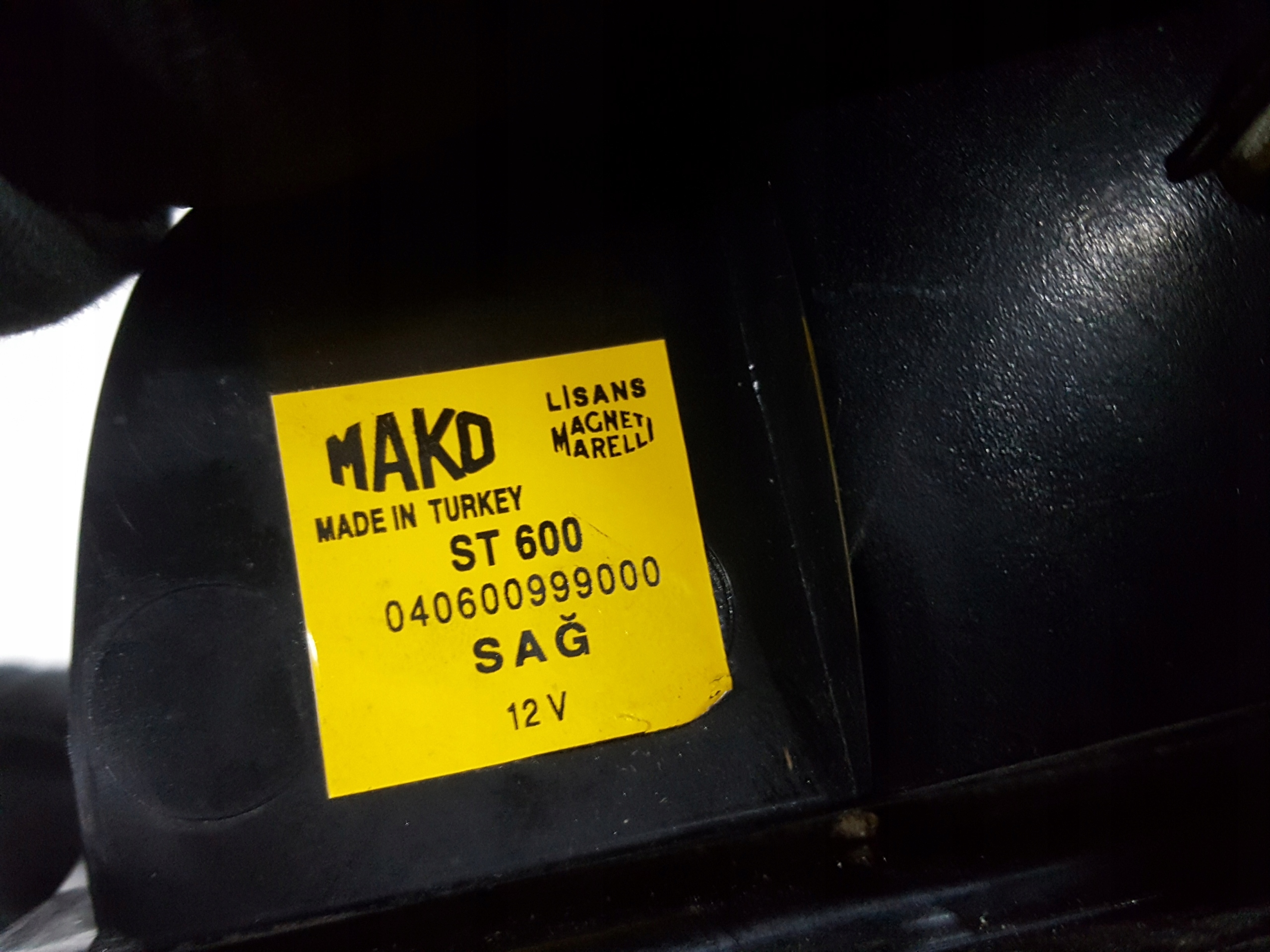 FIAT Doblo I 01-05r фонарь правый