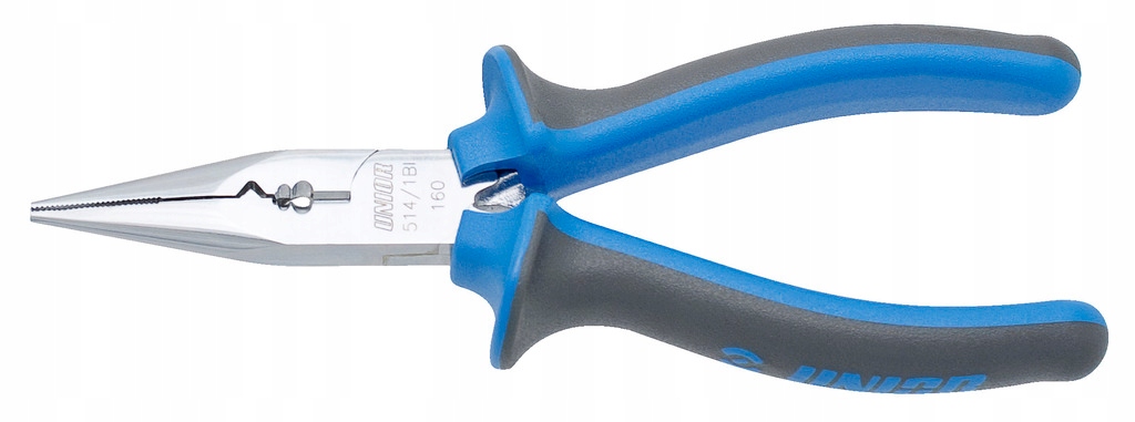 Půlkulaté kleště 160 mm rovné Unior 514/1BI multifunkční