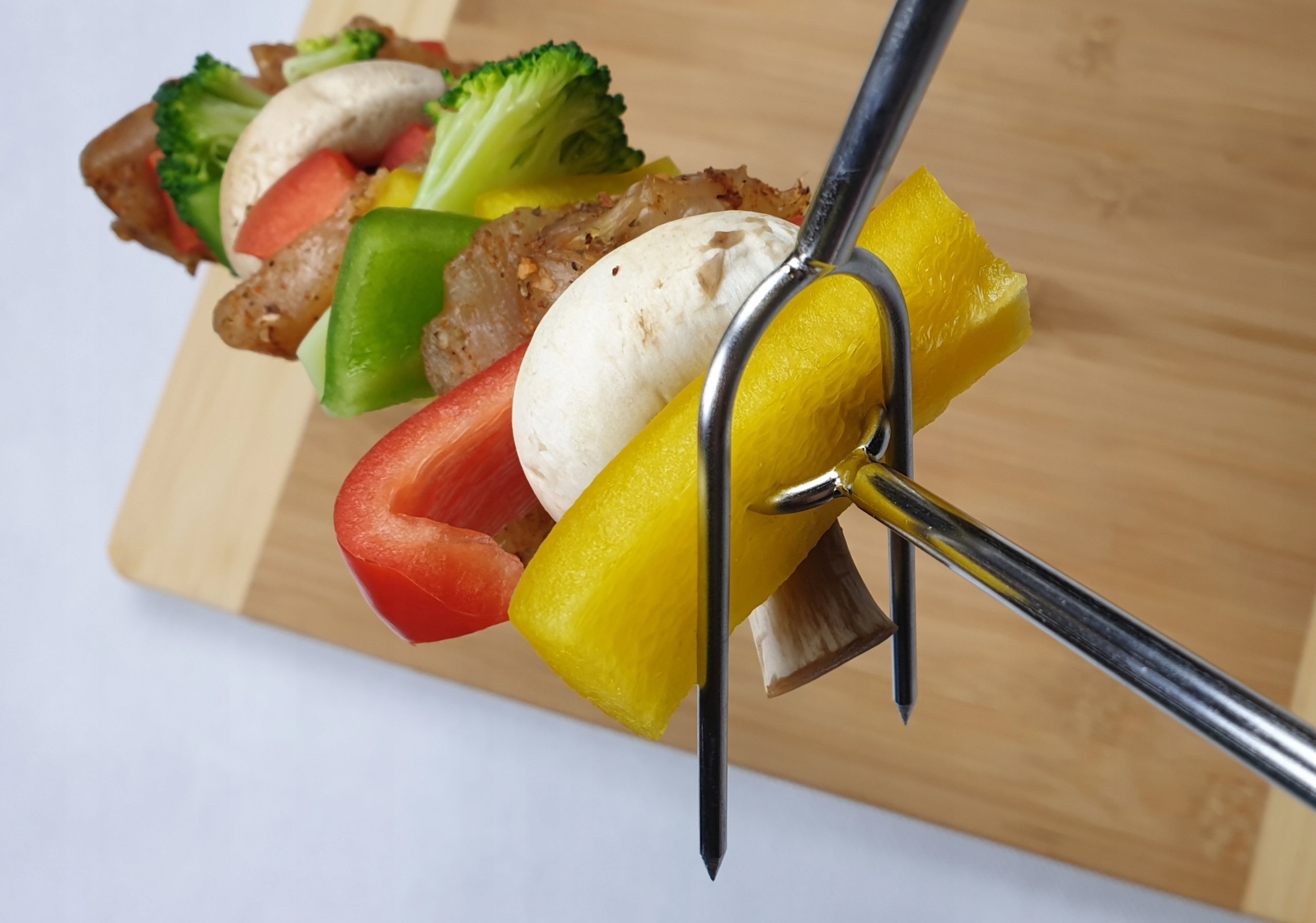 Szpikulce widelce do szaszłyków 50 cm 6 szt. INOX Rodzaj patyki do szaszłyków