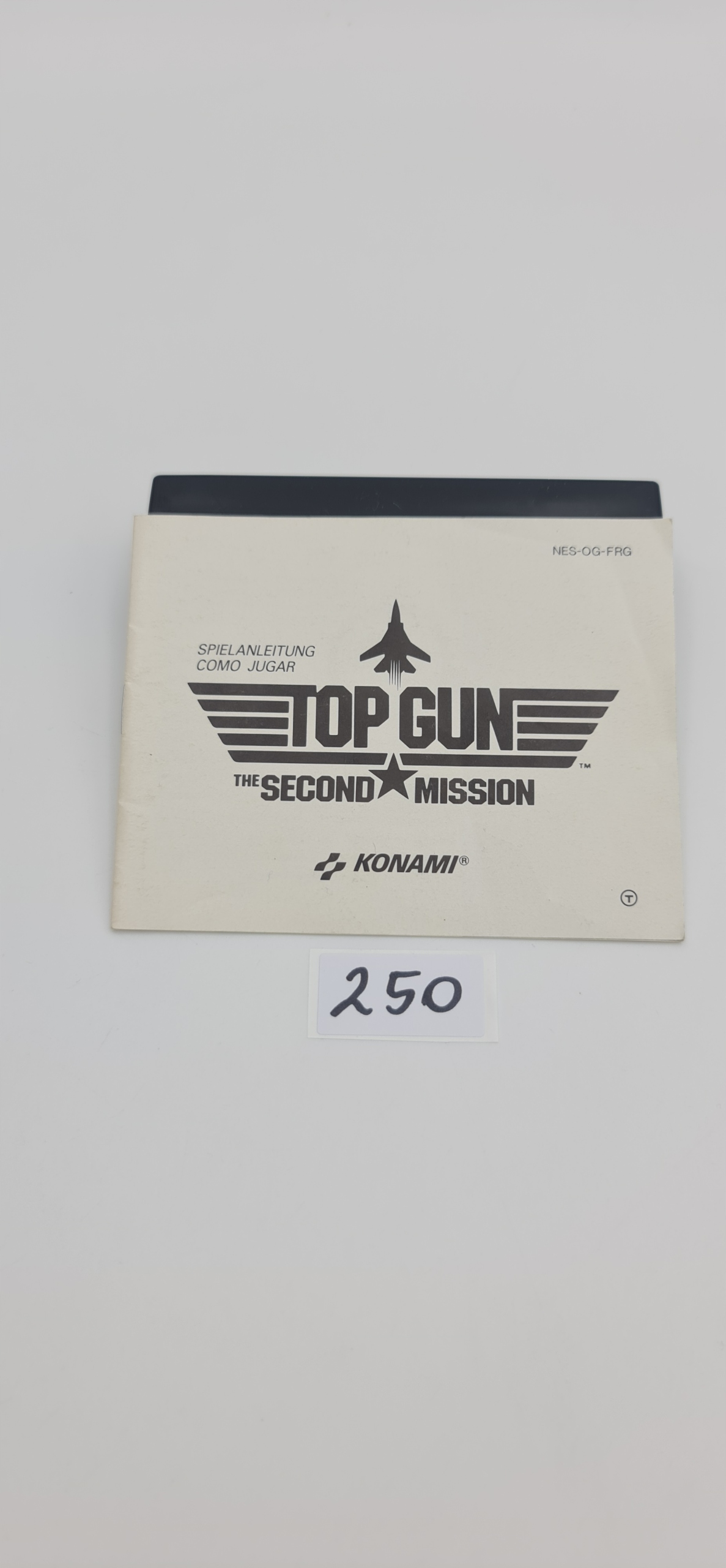 NINTENDO NES TOP GUN THE SECOND MISSION Tytuł Top Gun The Second Mission