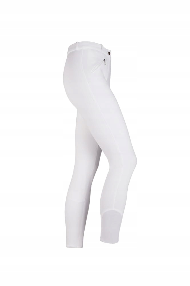Bryczesy Damskie Pełny Lej Start Standard białe przedłużana nogawka 84