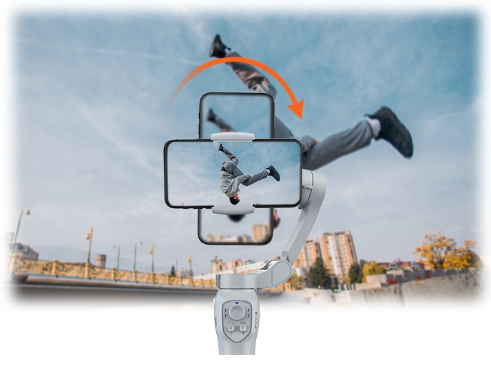 GIMBAL STATYW DO TELEFONU SELFIE STICK STABILIZATOR DO TELEFONU iOS ANDROID Stan opakowania oryginalne