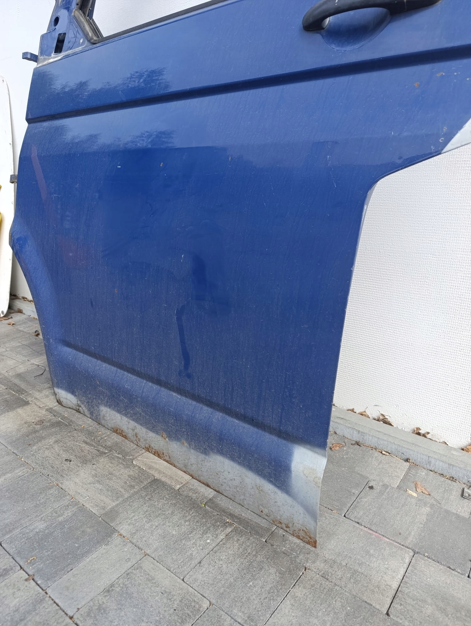 door front left VW T5 T5 LIFT front kierowca/ driver´s blue