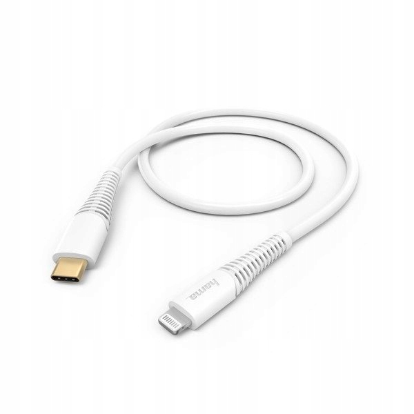 HAMA KABEL ŁADUJĄCY Type-C - APPLE LIGHTNING MFI 1,5M BIAŁY