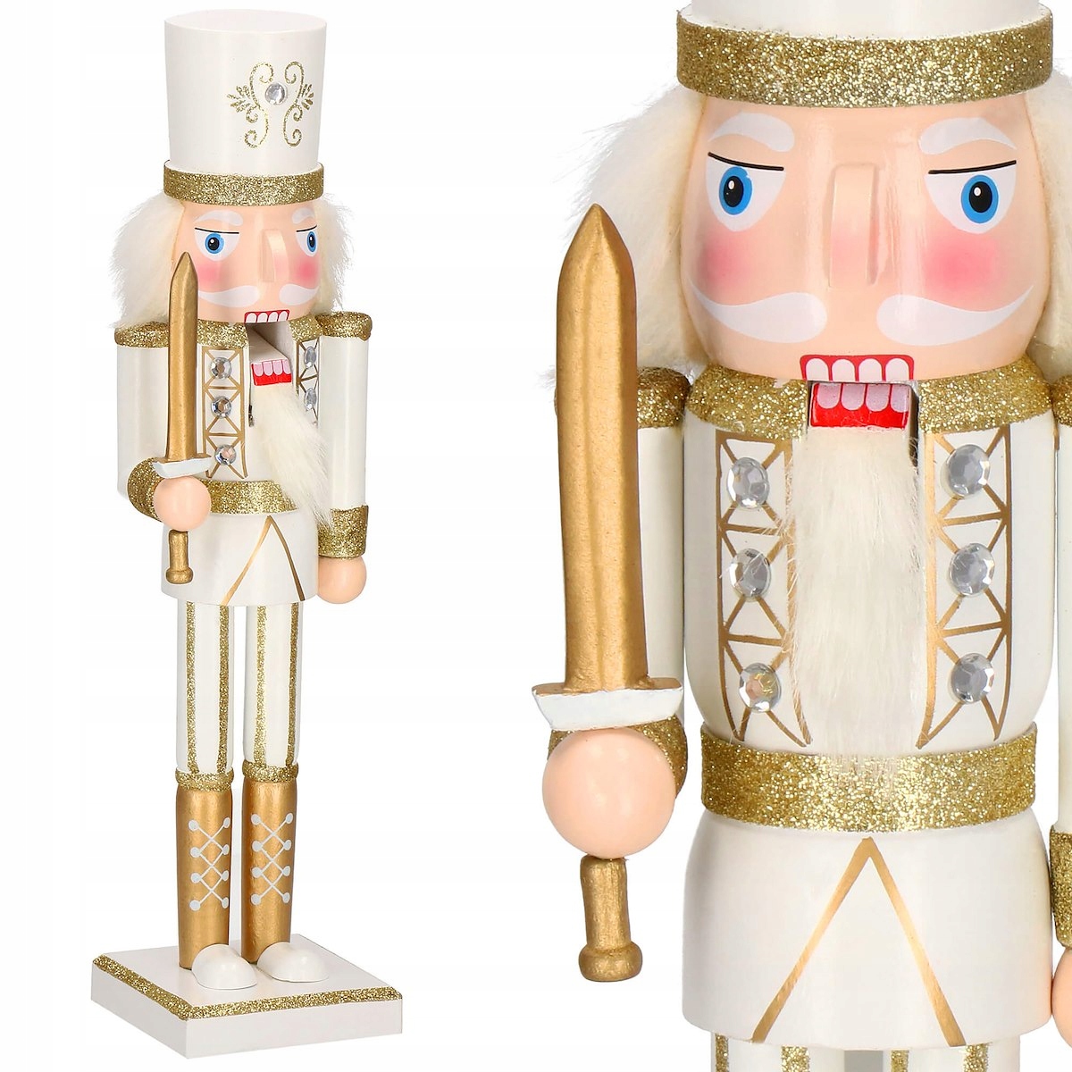 

Dziadek Do Orzechów Drewniany Figurka XL