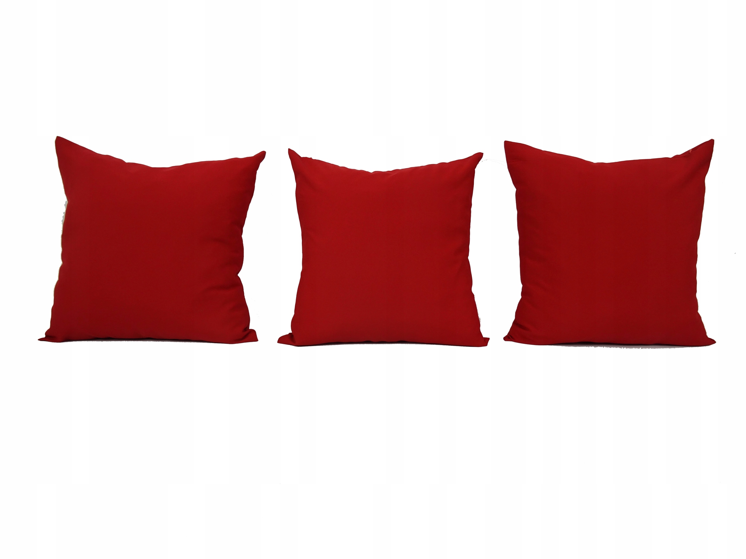 

3 poduszki dekoracyjne czerwone