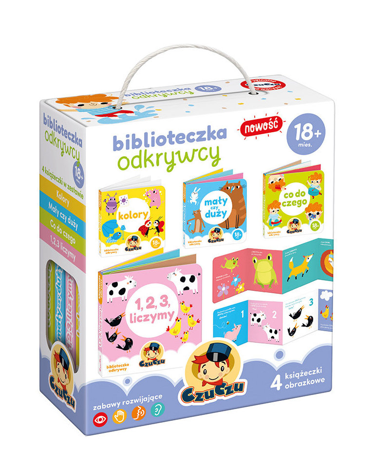 

Czuczu Biblioteczka Odkrywcy Zestaw 4 Książeczek