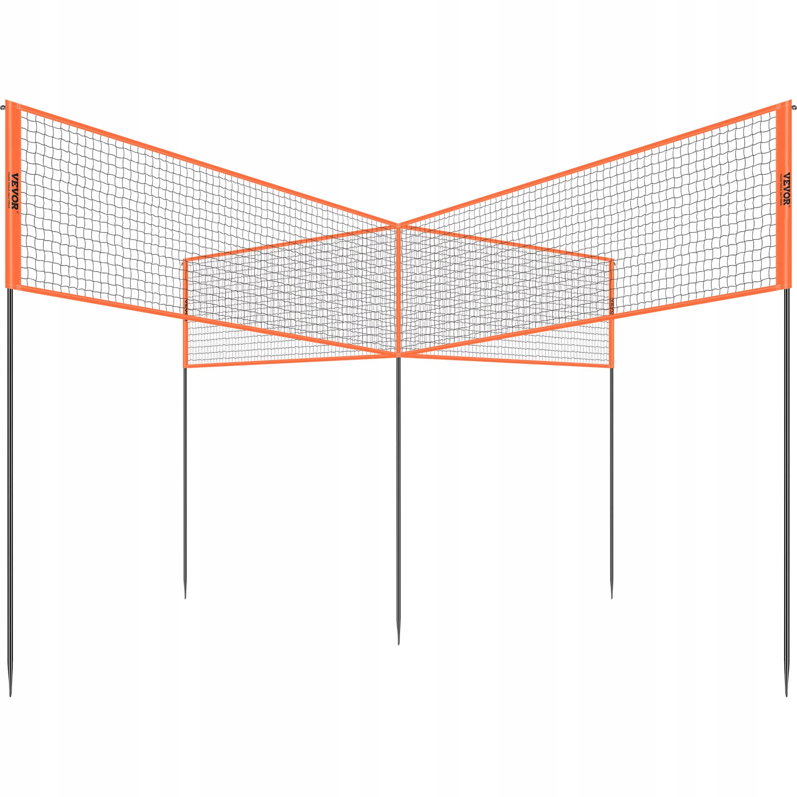 Volejbalová Síť Vevor S Nastavitelnou Výškou, Přenosný A Silný Set