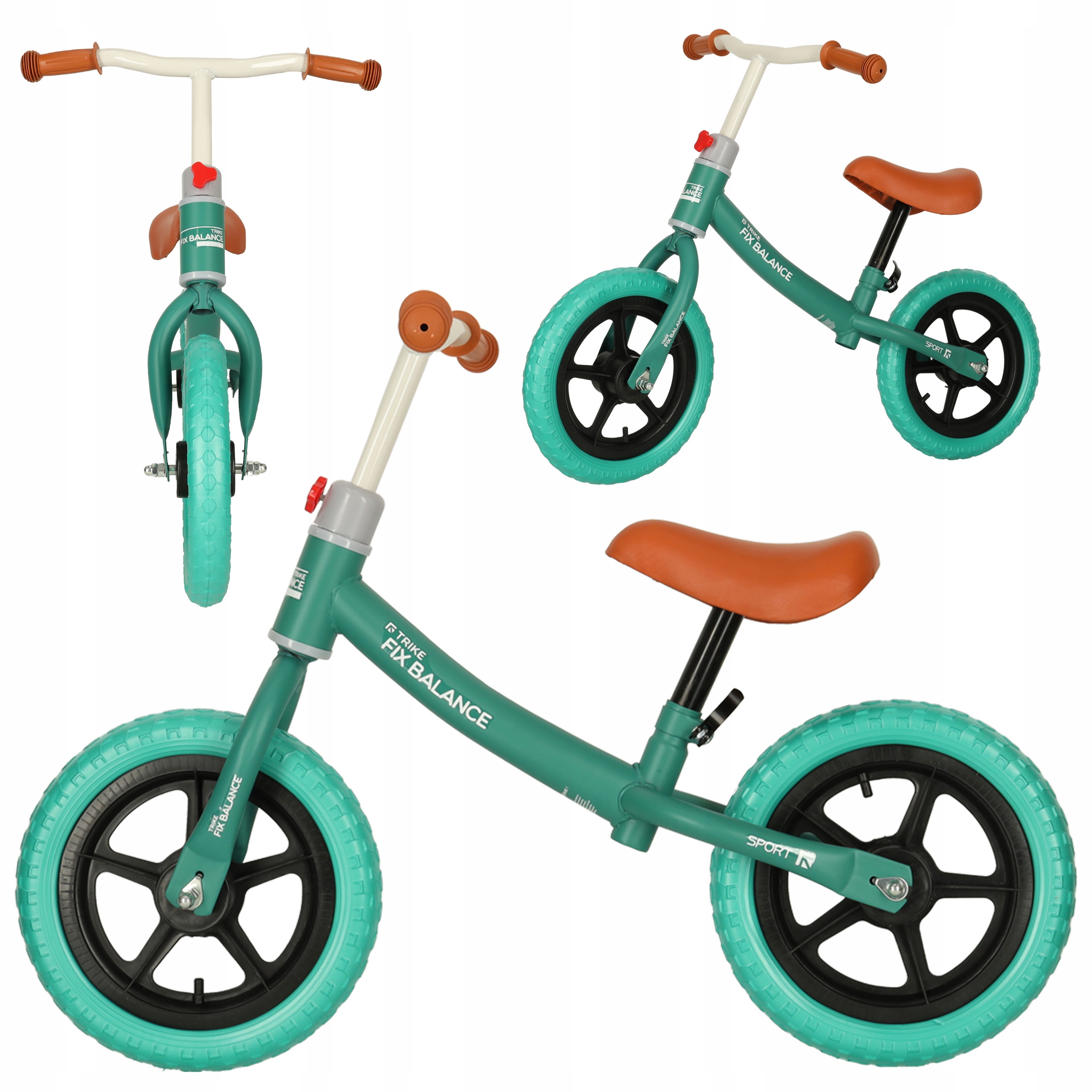Rowerek Biegowy Trike Fix Balance Turkusowy
