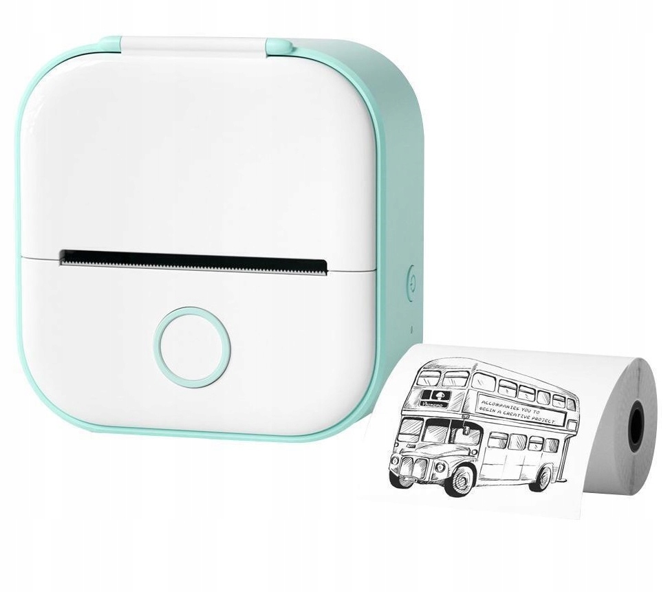 Phomemo T02 Drukarka Termiczna Bluetooth do Zdjęć Naklejek Notatek Etykiet