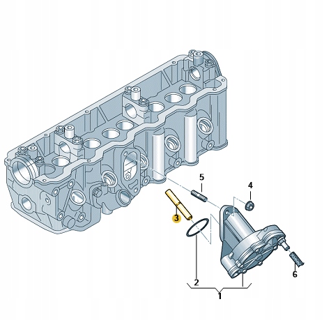 074145307B - ASO VW ТОЛКАТЕЛЬ НАСОСА VACUM 2,5 TDI